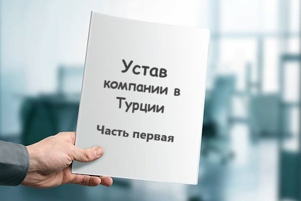 УСТАВ КОМПАНИИ(ООО) В ТУРЦИИ – 1